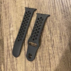 Black Nike Apple Watch Sports Band